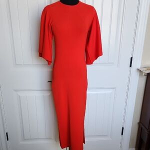 TED bakerMaxi Dress with Flutter Sleeves Sz2